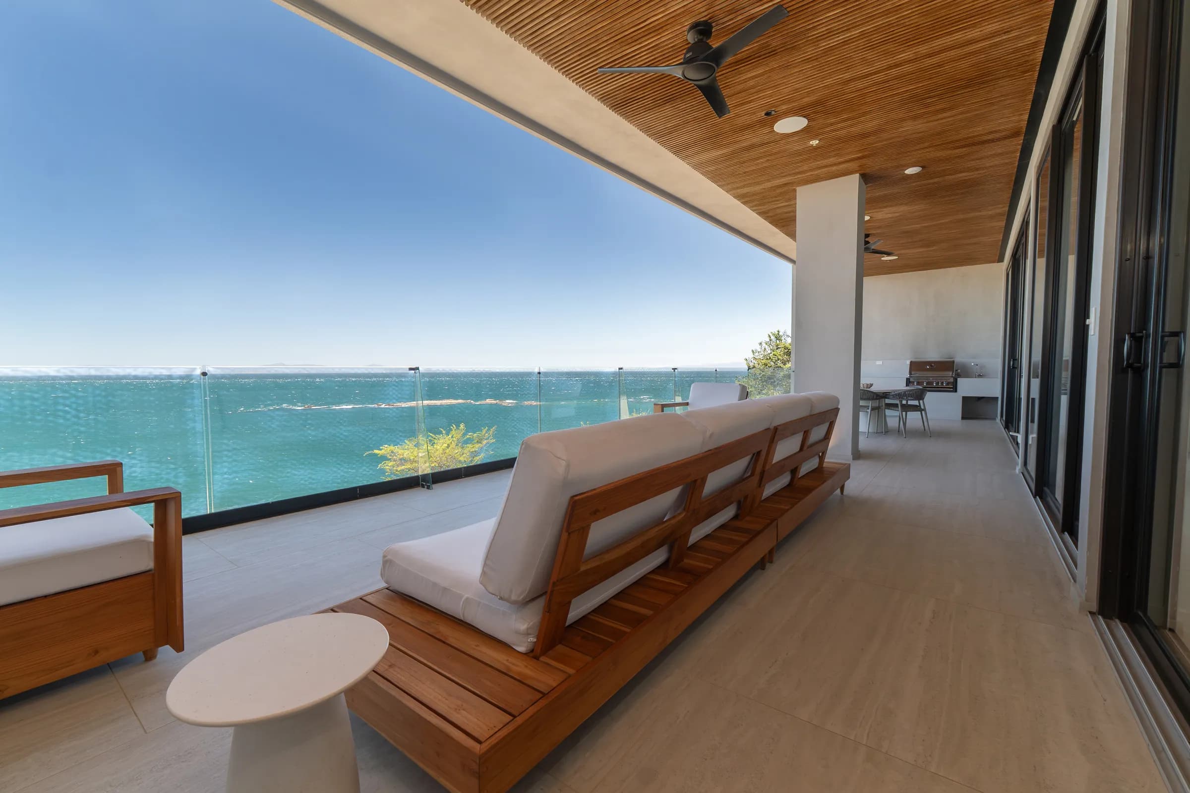 Secondary bedroom overlooking the Pacific